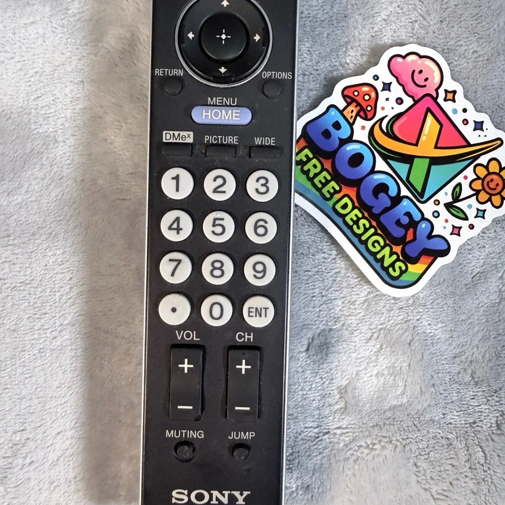 Sony TV Remote Control RM YD023 Black Replacement Original